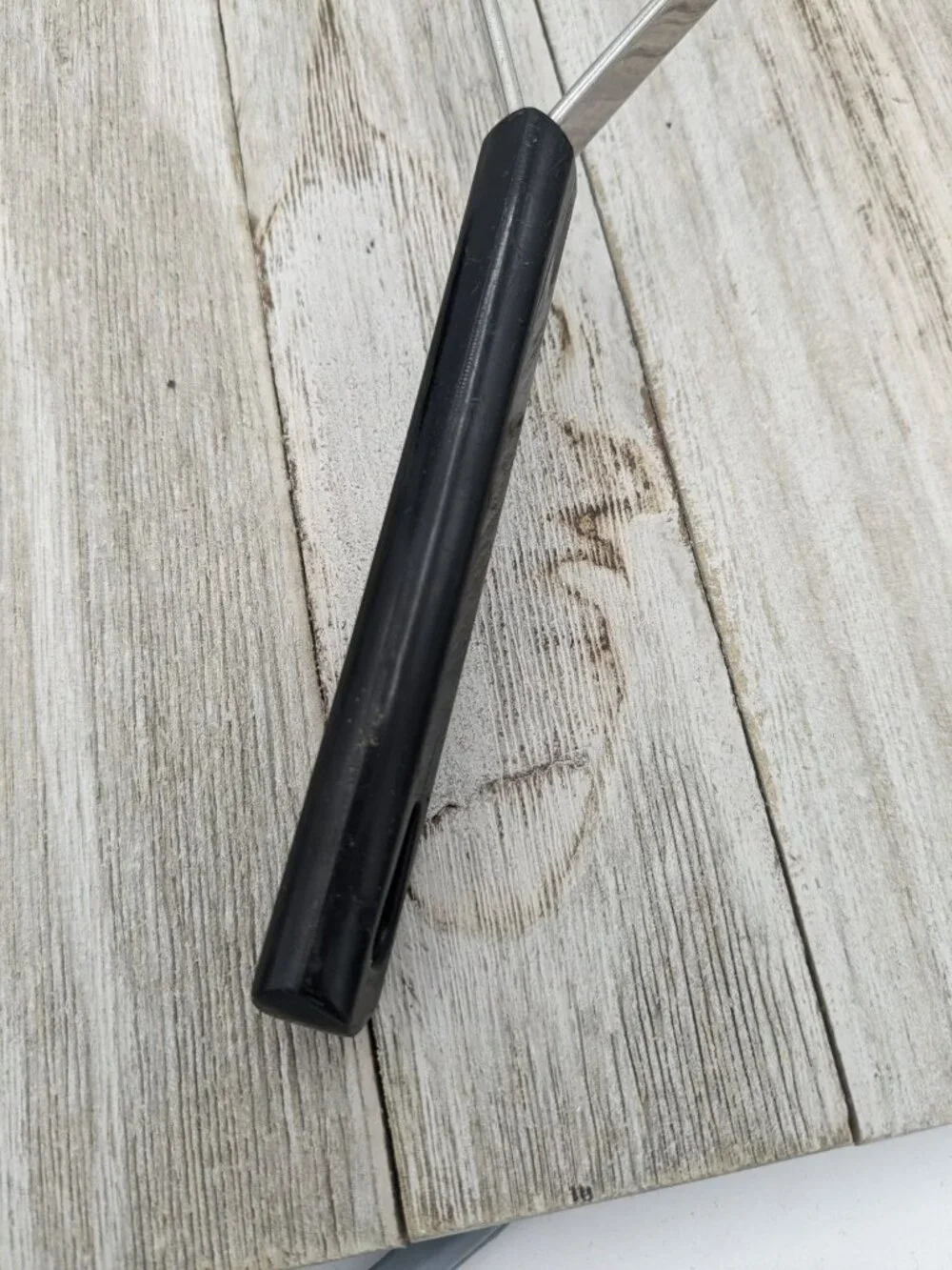 Vintage #2 Potato Vegetable Solid Blade Masher Black Handle Utensil 9 3/8